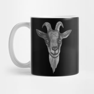 Black metal satanic goat Mug